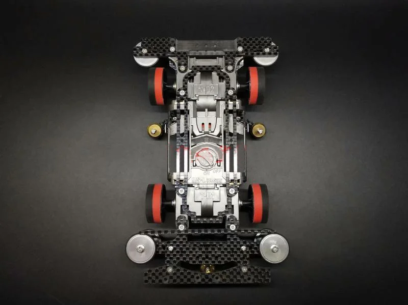 1 комплект Tamiya Mini 4WD модель автомобиля с серым MSL/MS-L шасси внутри подвеска Весна передние/задние пластины тормоза