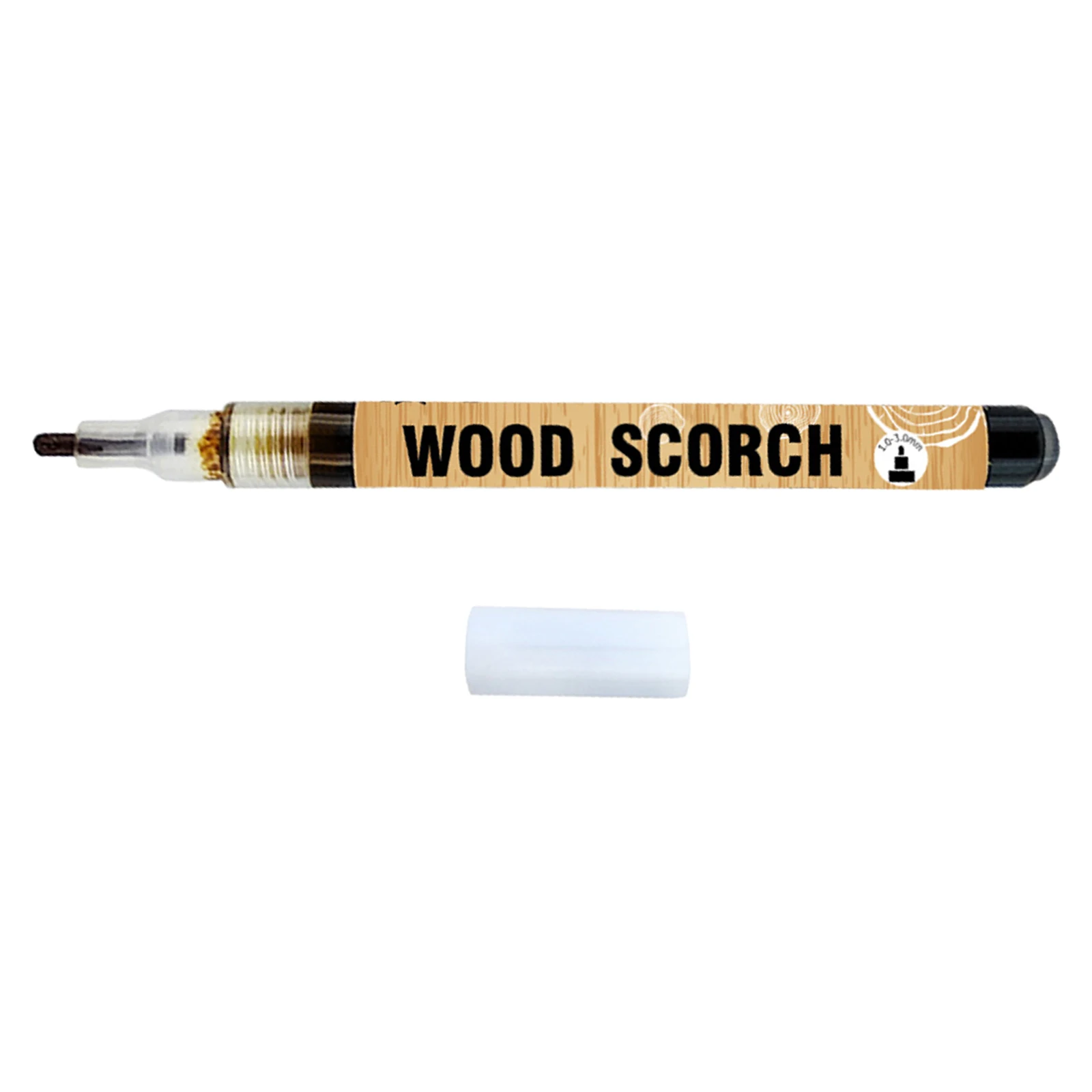 Scorch Marker Craft Bundle Wood Burning Pen Kit with 6 Wood Rounds and 2  Scorch Marker Pro (Contains Two Tips)