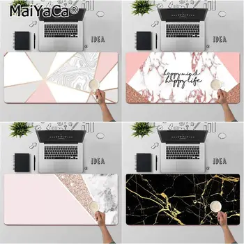 

MaiYaCa Cool Rose Gold Marble Keyboards Mat Rubber Gaming mousepad Desk Mat Free Shipping Large Mouse Pad Keyboards Mat