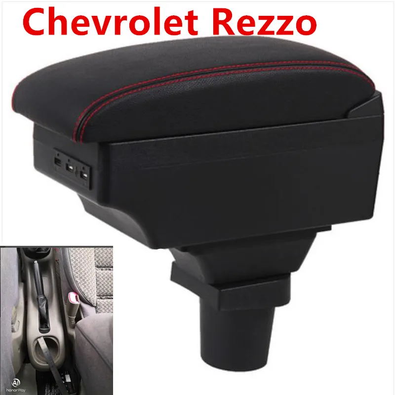 Для Chevrolet Rezzo подлокотник коробка Универсальная автомобильная центральная консоль Модификация аксессуары с USB