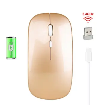 

M80 Wireless Mouse 2.4G USB Rechargeable Mouse 1600DPI Slim Quiet Ergonomics Optical Office Mice for PC Computer Gamers