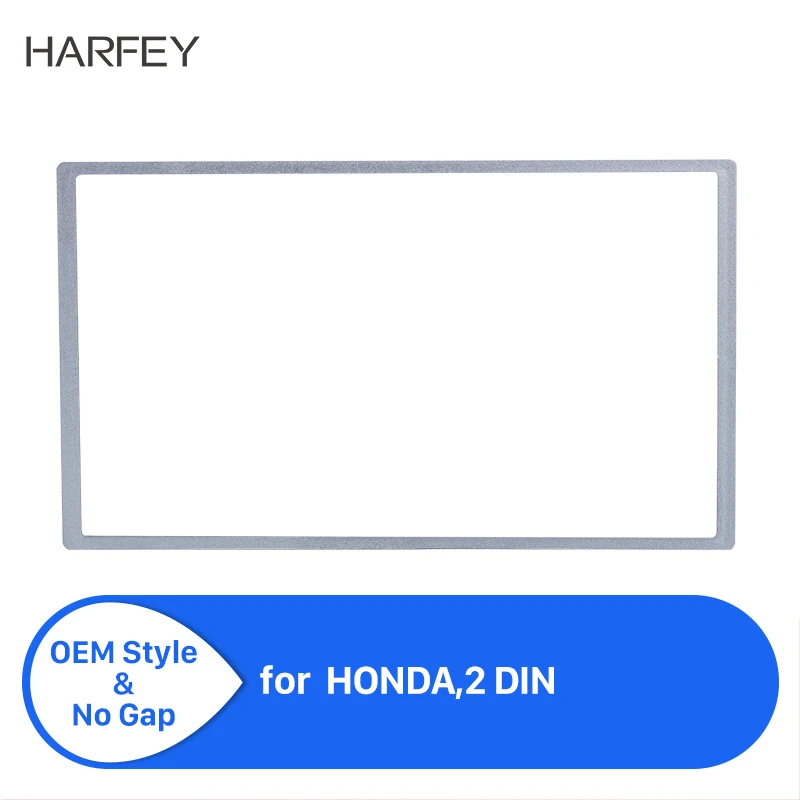 Car Audio Panel Stereo for HONDA FIT Jazz Dash Sorrounded Plate 2Din Universal Radio Fascia Frame Trim kit | Автомобили и