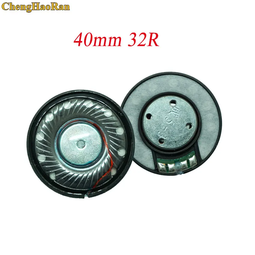 ChengHaoRan 1 шт. 40 мм 32R 32ohm наушники Динамик шумоподавление Гарнитура Bluetooth