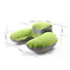 Hot Inflatable Travel Neck Pillow Soft Air U Shaped Car Head Rest Support for Travel Office Nap Head Rest Cushion Neck Pillow 3