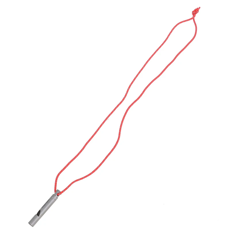 

Сверхлегкий титановый свисток со шнуром портативный аварийный походный свисток Набор инструментов для выживания в походных условиях похо...