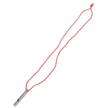 

Ultralight Titanium Whistle with Cord Portable Emergency Hiking Camping Whistle Outdoor Survival Tools Camping Hiking Exploring