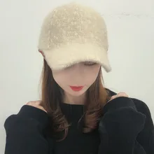 Новая женская шапка, женская осенняя и зимняя Корейская бейсболка, плюшевая дикая модная кепка, Студенческая уличная Кепка, Мужская бейсболка