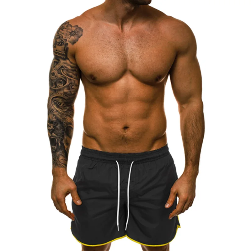 

NEW 2020 Men Summer Plus Size Thin Fast-drying Beach Trousers Casual Sports Fitness Soccer Running Men Gym Short
