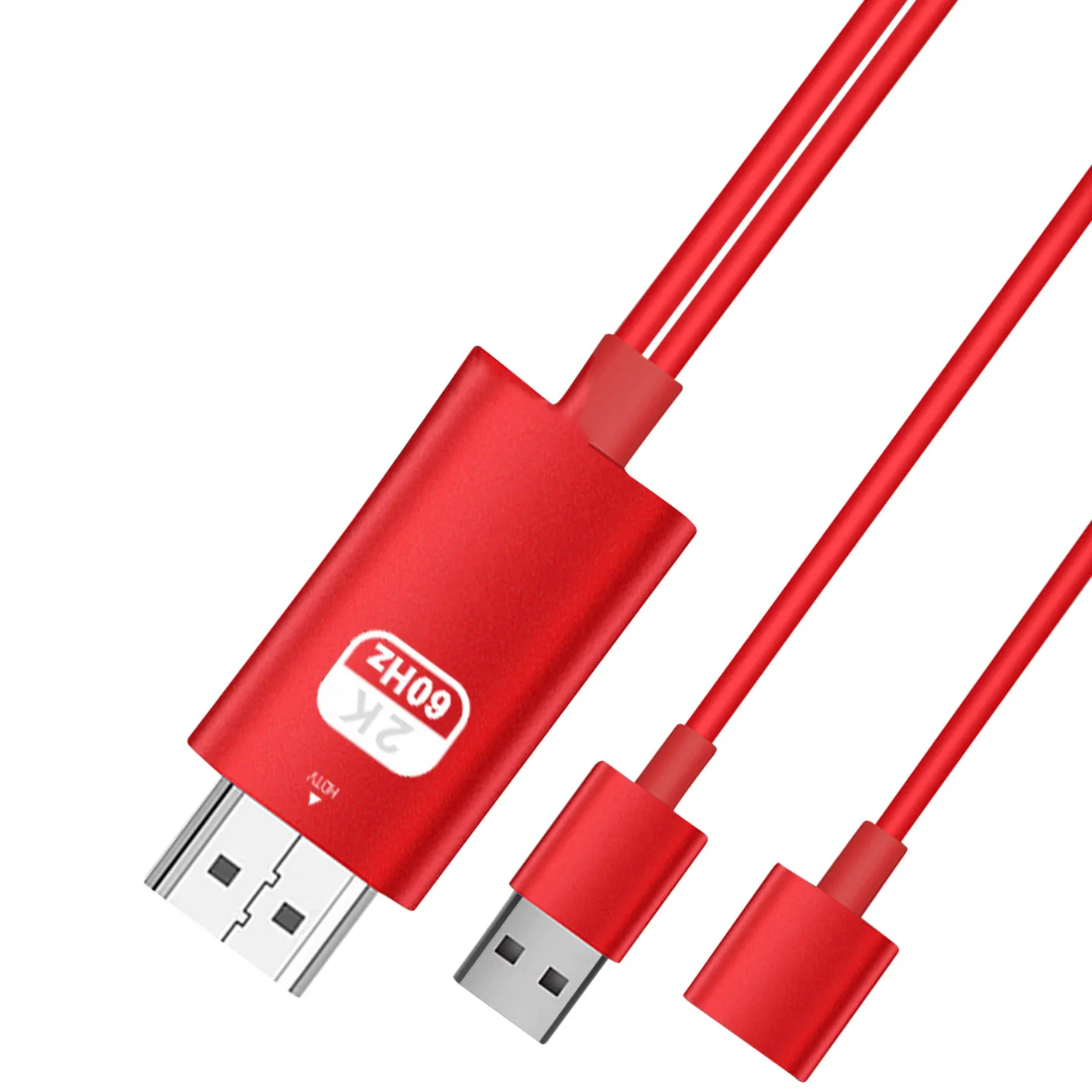 MODAO применимый Apple Android TYPE-C три в одном повороте HDMI мобильный телефон с экраном USB Женский HD линия из алюминиевого сплава 7,30