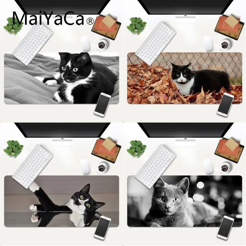 

MaiYaCa Top Quality cute cat Laptop Gaming Mice Mousepad Gaming Mouse Pad Large Deak Mat 600x300mm for overwatch/cs go