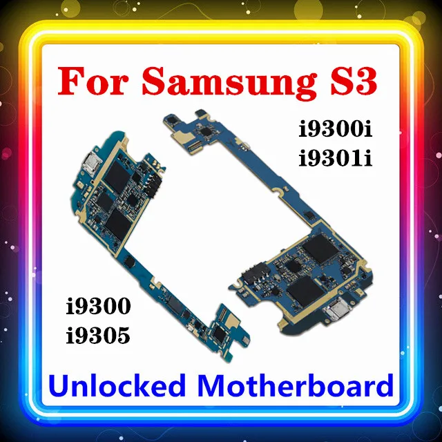 100% оригинальная материнская плата для Samsung Galaxy S3 I9300 / I9305 I9300I I9301I с полными ЧИПАМИ