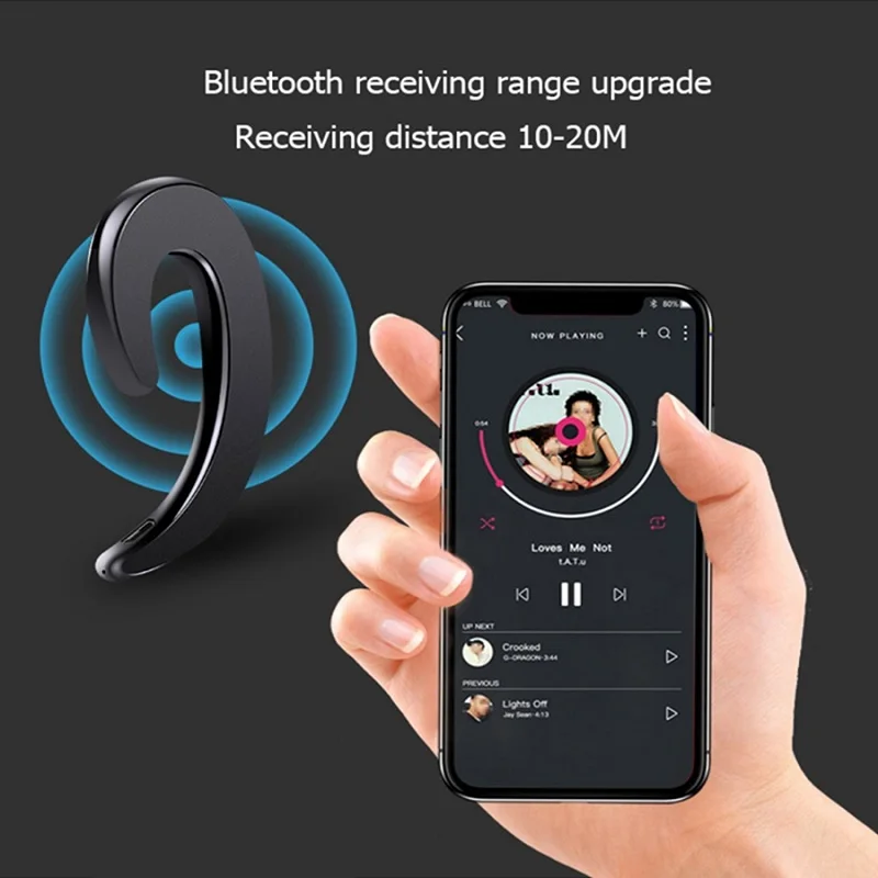 Беспроводные наушники Bluetooth 4 1 водонепроницаемая стереогарнитура костной