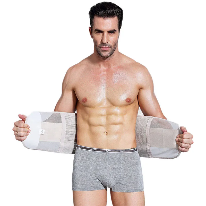 Men Shapers Belly Slimming Sheath Waist Cinchers Corset Vest Body Shaper Modeling Strap Girdle Slim Belt