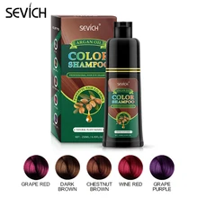 

Sevich Argan Oil Hair Dye Shampoo 250ml Natural 10 Minutes Fast Dye Brown Purple Color Hair Styling Tool Hairdressing Products