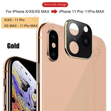 Чехол для объектива камеры, чехол для iPhone 11 Pro Max 11 Pro, Защитный металлический алюминиевый кольцевой чехол для iPhone X XS MAX 10