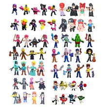 Best Offers 46pcs/set Brawl Action Figure Toys Star Hero Poco Shelly Nita Colt Jessie Brock Collectiable Block Model Toy For kids Gifts Best Offers 46pcs/set Brawl Action Figure Toys Star Hero Poco Shelly Nita Colt Jessie Brock Collectiable Block Model Toy For kids Gifts