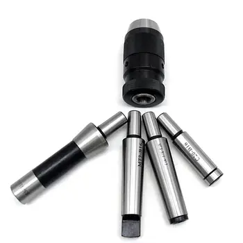 

High Carbon Steel Keyless Drill Chuck 1-13-B16 Precise Lightweight Self-tightening Drill Press Chuck Converter Tool