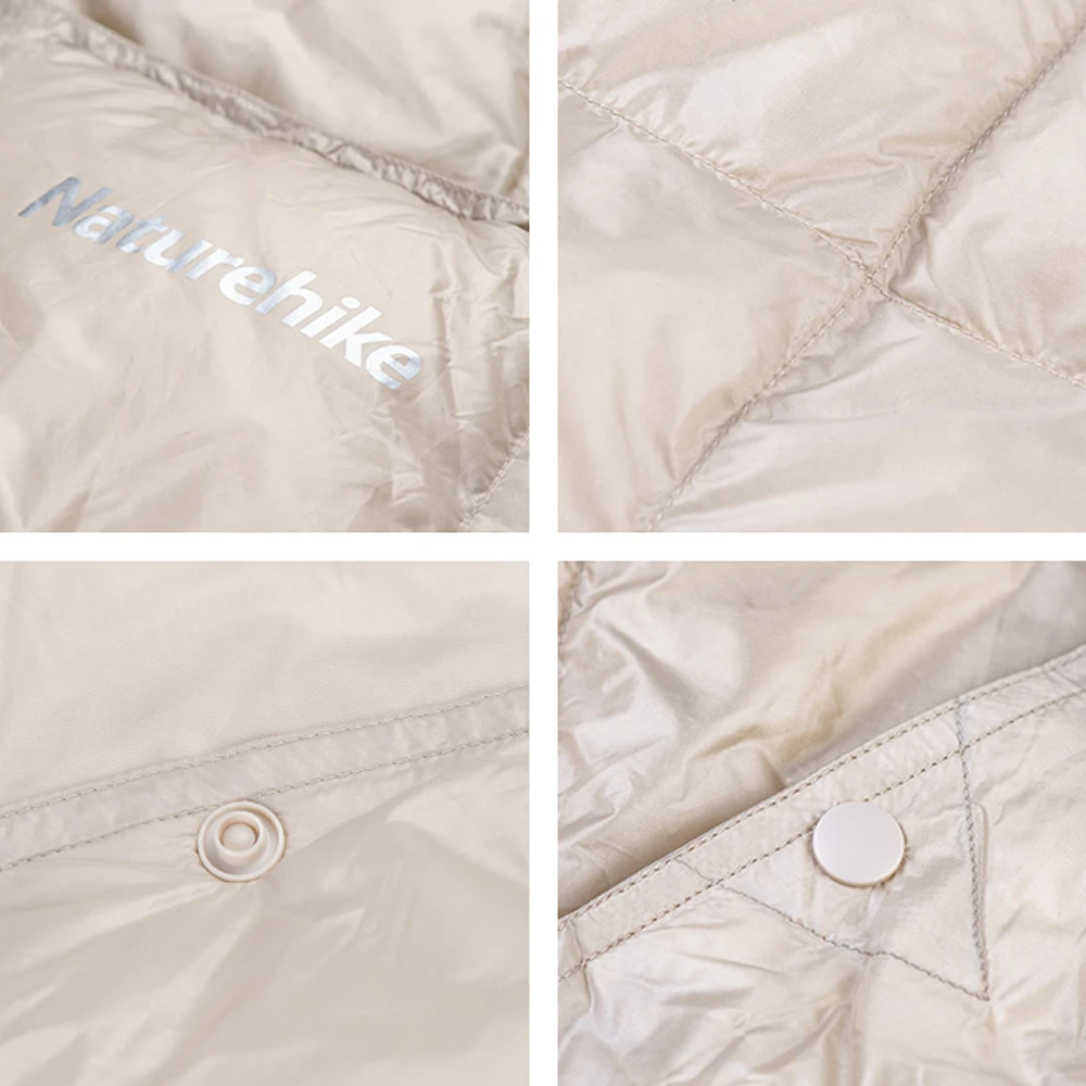 Naturehike Многофункциональный гусиный пух шаль одеяло Открытый Отдых Путешествия Сверхлегкий портативный сплайсинга водонепроницаемое одеяло