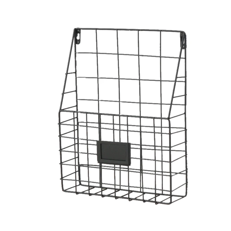Metal Mesh Wire Shelf Hanging Folder Mail Document Organizer Newspaper Azine Storage Shelf Wall Shelves Storage Holders Racks Aliexpress