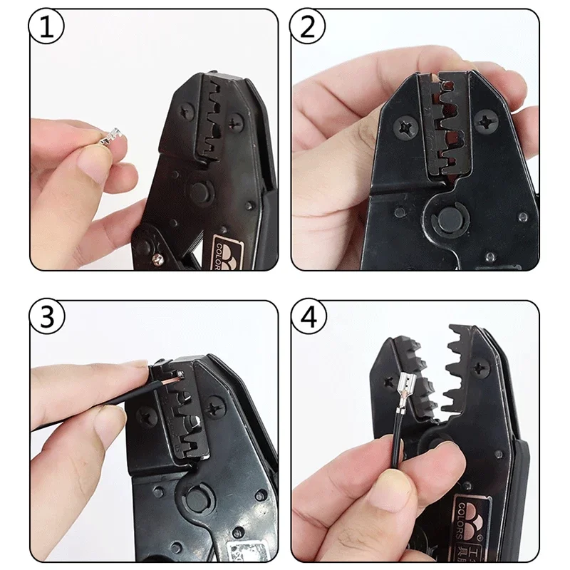 압착 도구 HS-03BC 펜치 2.8 4.8 6.3 VH3.96/튜브/절연 단자 키트 다기능 전기 중형 클램프