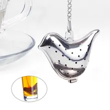 20 шт./партия, в форме птицы, чайный настойник из нержавеющей стали, сито для чайных листьев, травяной сито для приправ, диффузор, кухонный гаджет, аксессуары для чая