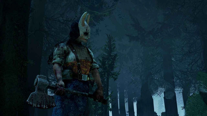 Игра Dead by Daylight Мясник Охотник косплей маска убийца уши кролика ужас латексные маски вечерние Хэллоуин бутафория для маскарада