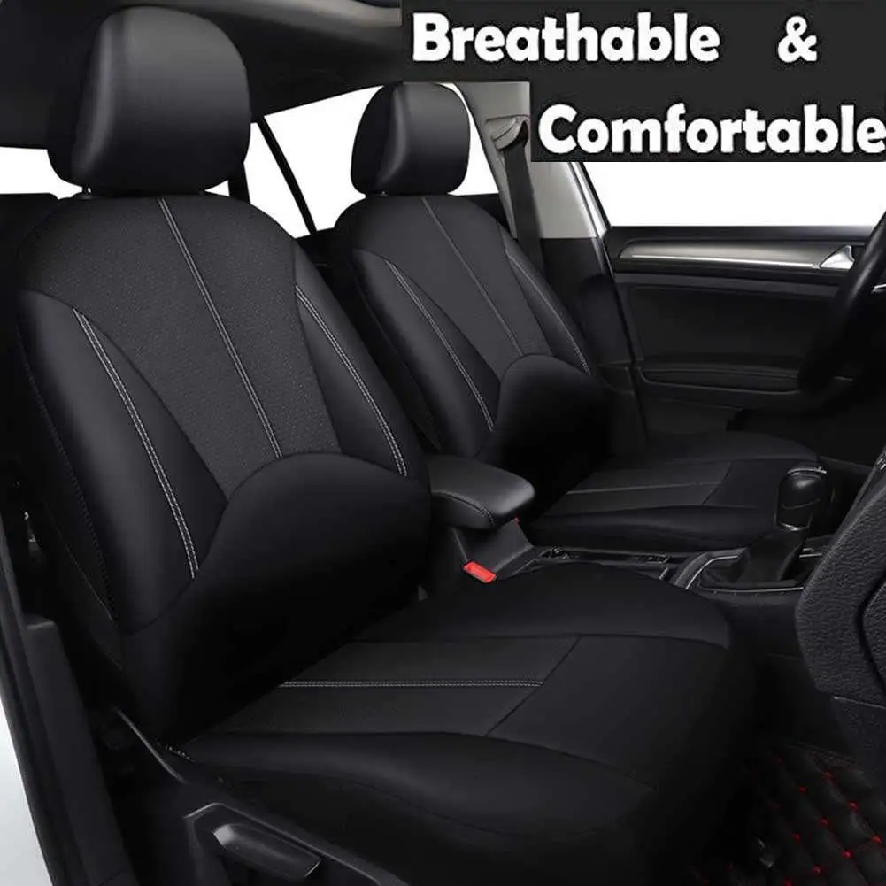 

New 1pcs/2pcs/5pcs Optional Car Seat Covers Leather Seat Cushion Wear Resistant Cover Automotive Accessories Interior Supplier