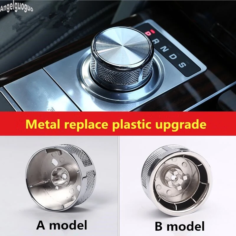 

Metal replace upgrade For Jaguar XE XF F pace F-pace XFL accessories Car Gear Shift Knob Head P R N D S Decoration Cover Styling