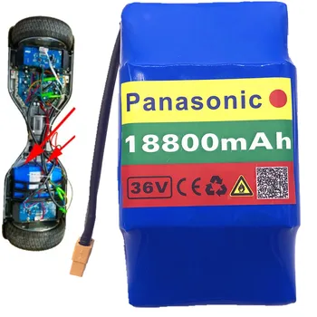 

Panasonic 10S2P 36V Rechargeable Lithium-ion Battery 18800mAh Battery Pack for Electric Self-hoverboard Suction Unicycle