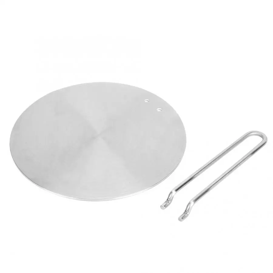 Heat Diffuser Plate 22cm Stainless Steel Induction Plate Adapter Converter Gas Electric Cooker Parts