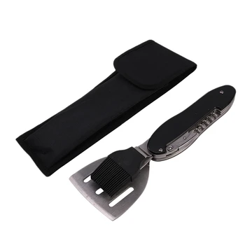 

BBQ Tools Multi-Functional Outdoor Tools Removable BBQ Collapsible Outdoor Combination Set