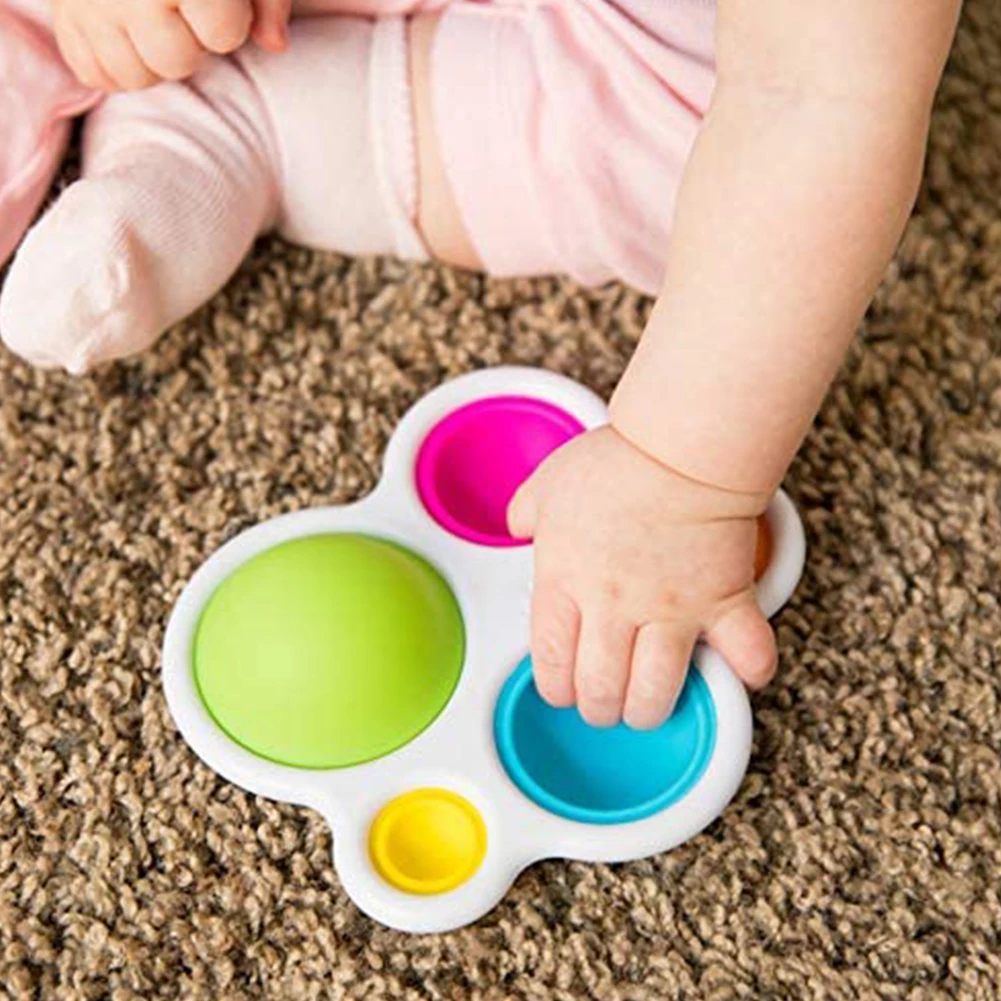 Hot Baby Kids Fidget Simple Dimple Toy Fat Brain Toys Stress Relief Hand Toys Early Educational Toy For Kids Adult Dropshipping