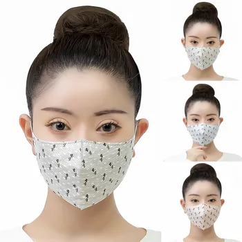 

3pc Washable Reuse Face Mask Adult Cotton Linen Mondkapjes Multiple Protection Printing Mouth Mask Breathable Mascarillas Маска