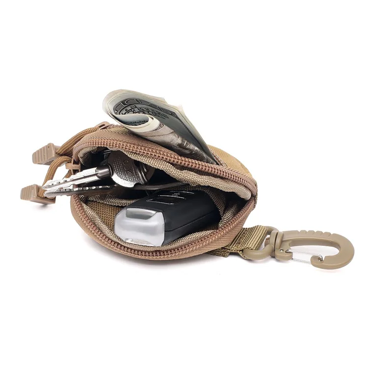 Тактический Чехол Molle EDC для ключей, сумка для монет, охотничьи аксессуары, держатель для наушников, чехол, сумки, прикрепляемый на открытом воздухе ремень, рюкзак
