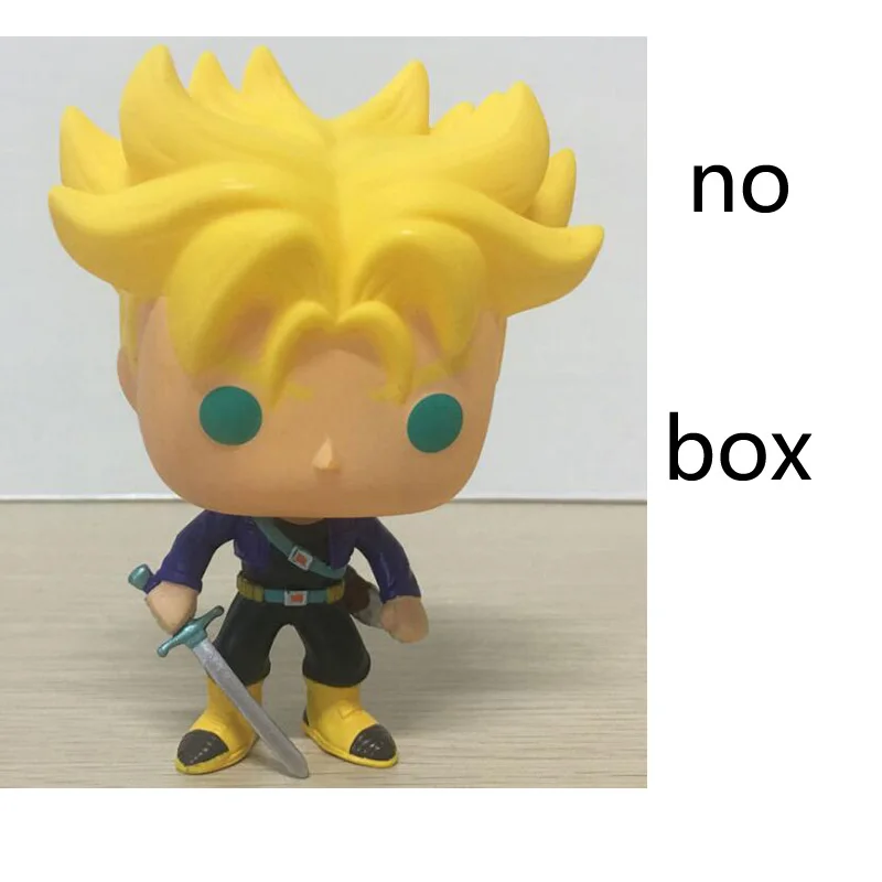 Funko Pop аниме Dragon Ball Z персонаж 10 см Милая виниловая Модель Куклы Фигурки игрушки - Цвет: 155 no box