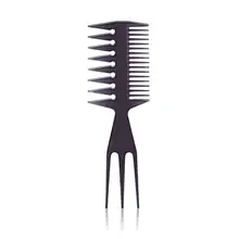 

Hot Sale 2Pcs/Set Double Sided Hairbrush Dye Detangling Tint Comb Barberes Stylist Tool
