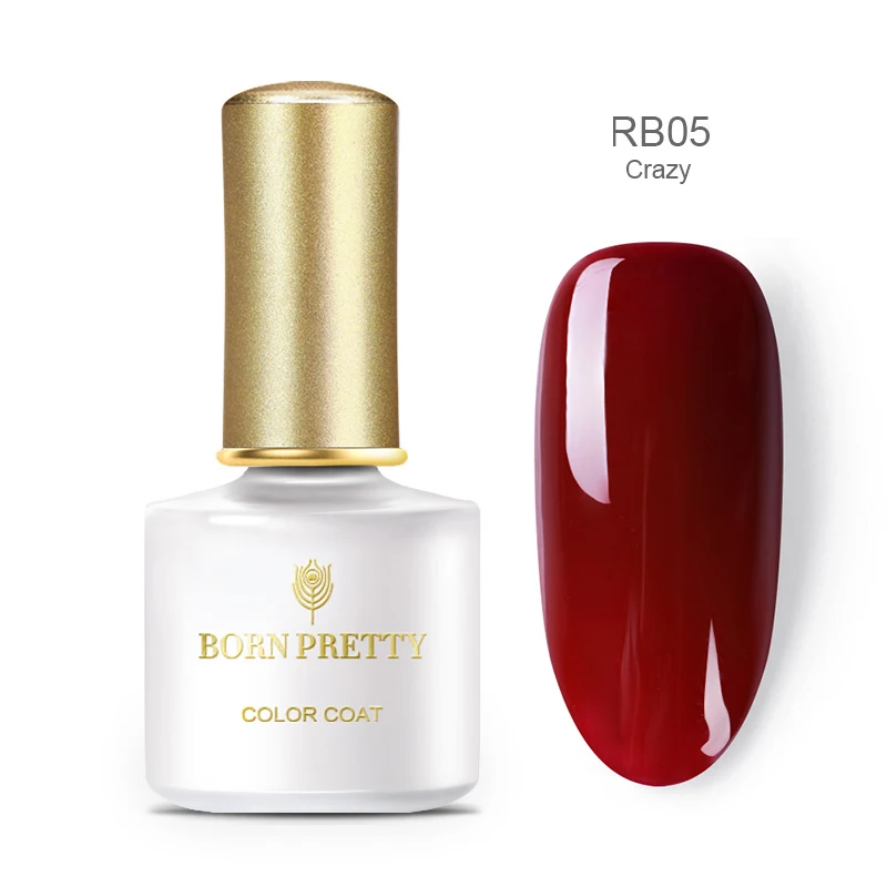 RB05 BORN PRETTY 6 мл Гель-лак для ногтей УФ светодиодный кафе серия чистый цвет ногтей Гель-лак для маникюра 60 цветов Перманентный лак для нейл-арта - Color: RB05