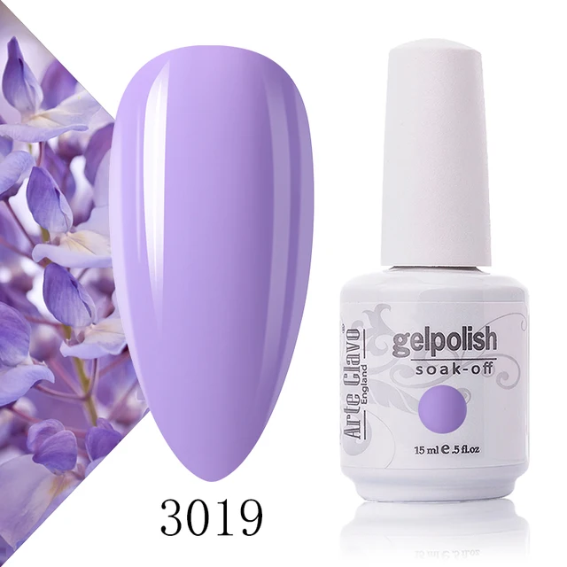 Arte Clavo 131 Colors Gel Polish Nail Gel Varnish Paint Semi Permanent Nails Art Gel Nail Polish For Manicure Top Coat Base Coat 3019
