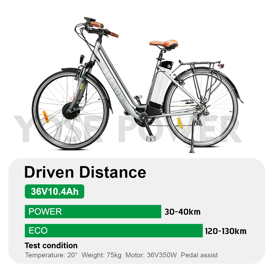 Electirc Bike Battery 36V 10.4Ah 