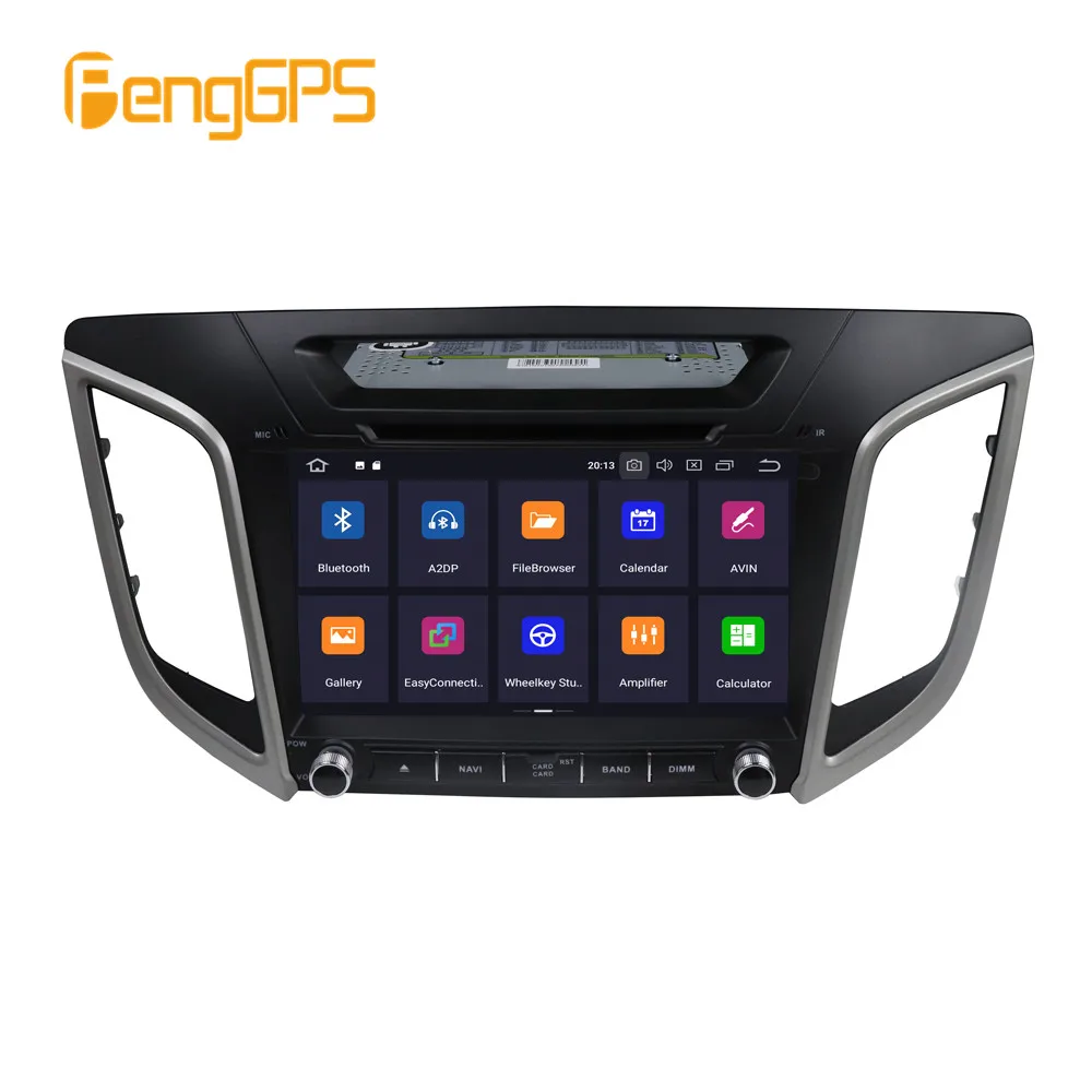Android 9,0 4+ 64 Гб px5 встроенный DSP автомобильный dvd-плеер Мультимедиа Радио для hyundai Creta ix25 автомобильный Радио- gps навигация