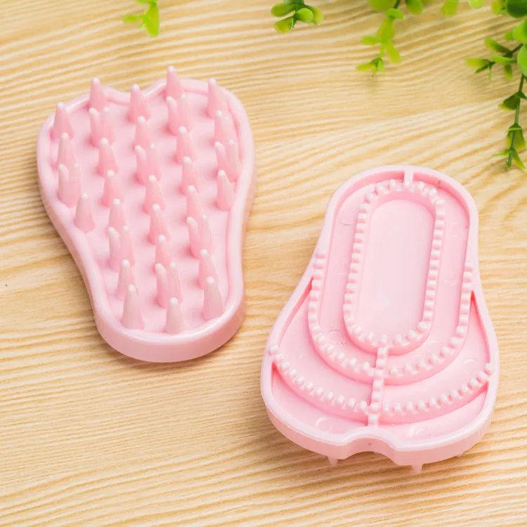 Cat with Two-sided Brush Bath Brush Massage Comb Double-Sided Hair Remover Manufacturers Direct Selling a Large Amount Currently