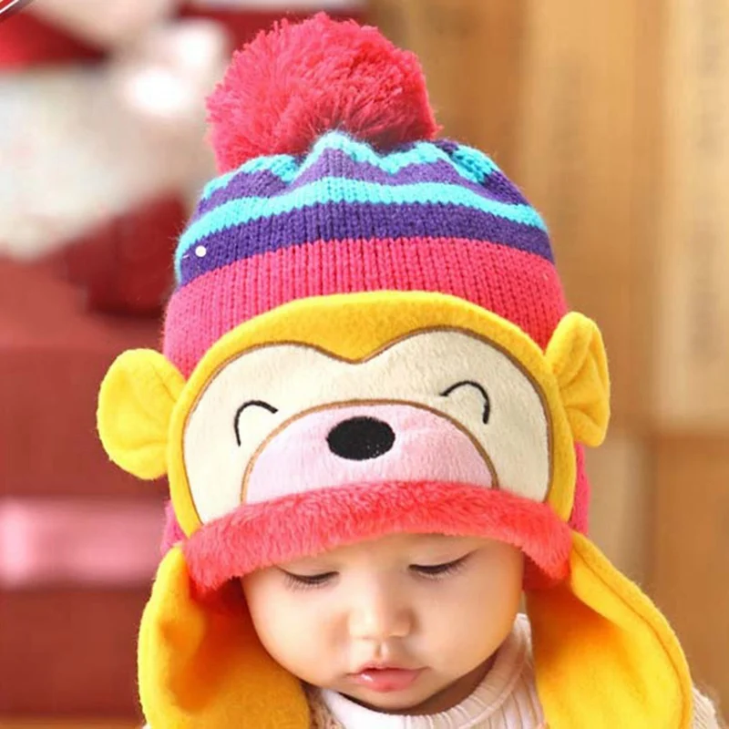 monkey beanie hat