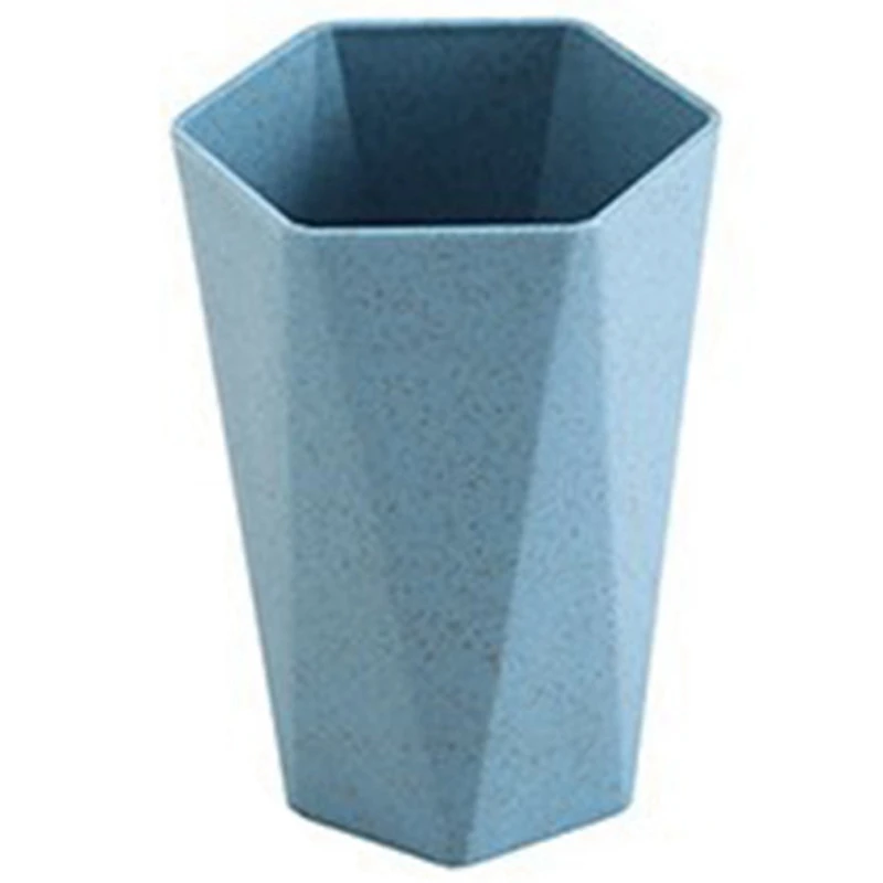 

Nordic Style Green Straw Plastic Cup Toothbrush Holder Cup Wash Cup Drinking Cup Mug Blue