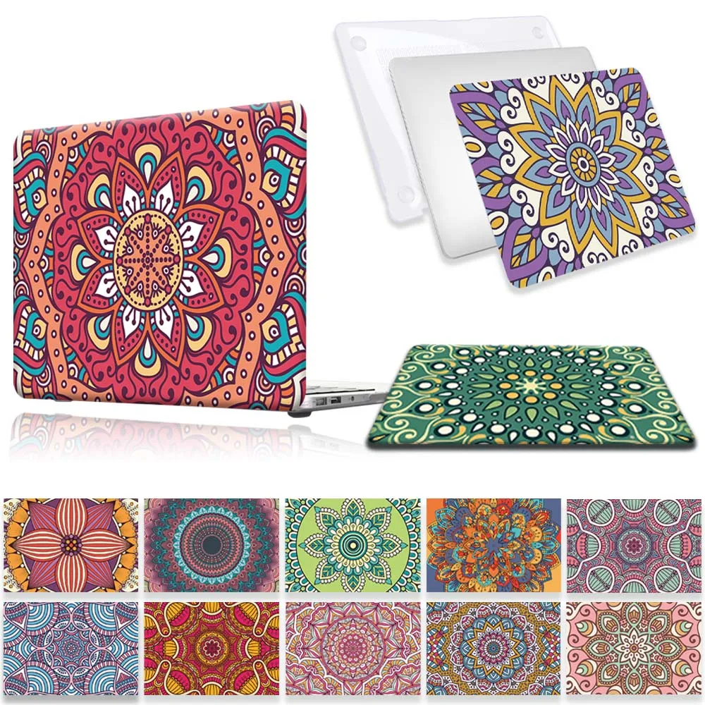

Mandala Hard Case Shell Cover for Apple MacBook Air 11"/Air 13"/Pro 13"/Pro 15"/Macbook 12" Laptop Lightweight Cover Shell