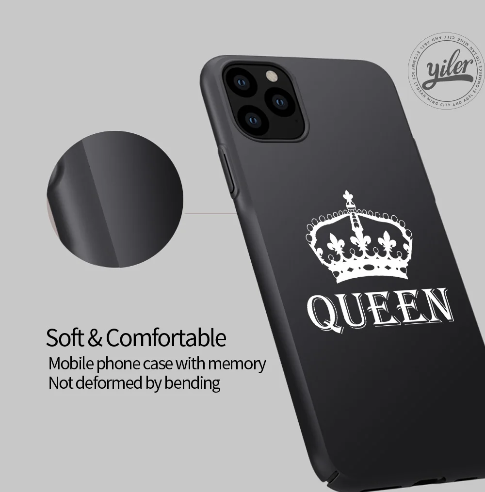 Модный чехол King queen для Fundas iPhone 11 Pro Max, чехол для iPhone XR 6S SE 7 8 Plus XS Max чехол для iPhone 8 Plus