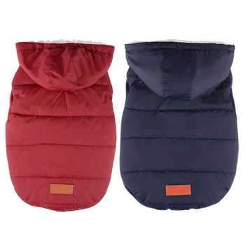

Pet Hoodie Coat for Small Medium Dogs to Keep Warm Autumn Winter Buckles Design Jackets