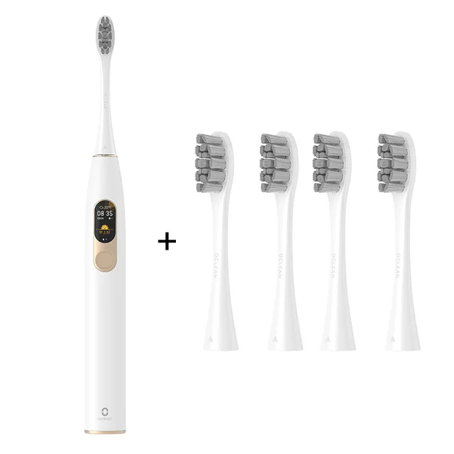 add 2 PW01 Oclean X Xiaomi sonic электрическая зубная щетка перезаряжаемая Водонепроницаемая ультра звуковая зубные щетки для взрослых отбеливание здоровый лучший подарок - Цвет: add 2 PW01