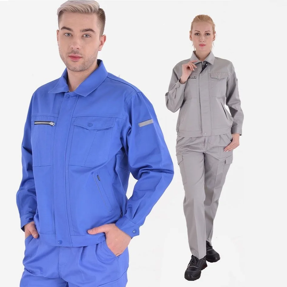 Worker clothing set workwear jacket+pants Autumn winter male/female