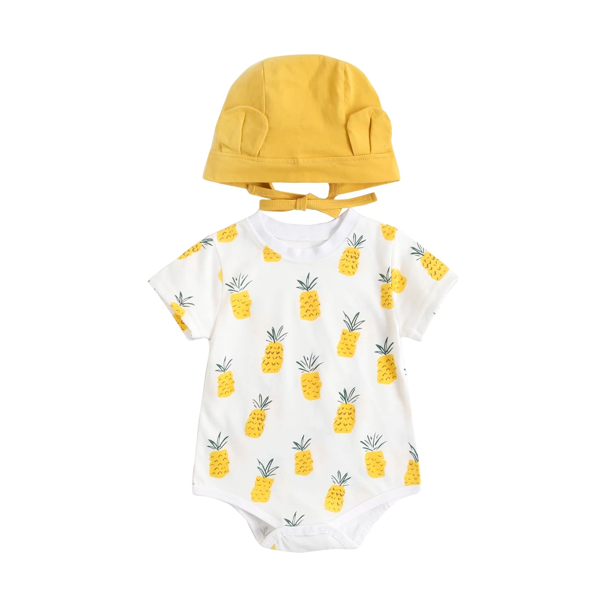 

Sanlutoz Cotton Baby Boys Girls Bodysuits Unisex Casual Summer Short Sleeve Infants Clothes