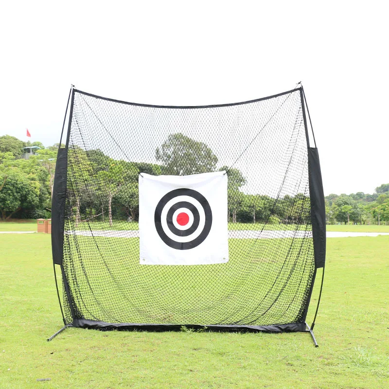 US $100.40 Multifunctional strike net with target target cloth practice net outdoor golf training net catch net